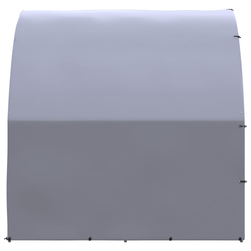 vidaXL Outdoor Chicken Coop 9.8'x26.2'x6.6' Galvanized Steel