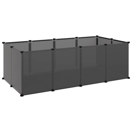 vidaXL Small Animal Cage DIY Small Animal House Rabbit Hutch PP and Steel